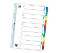 Elba 100204626 A4 Extra-wide Mylar Index - Multi Coloured