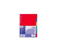 Elba 100204973 Index Dividers in Glossy Card 6 Tabs