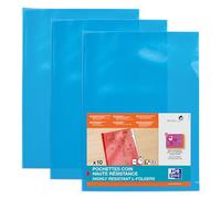 Elba 100206720 Corner-Opening Pockets High Strength A4 Smooth PVC Pack of 10 Blue