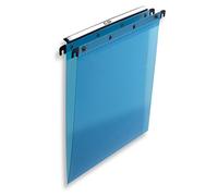 Elba 100330382 Design Hanging Folder Polypropylene A4 Translucent Ring Binder Pack of 10 Blue