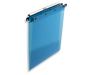 Elba 100330382 Design Hanging Folder Polypropylene A4 Translucent Ring Binder Pack of 10 Blue