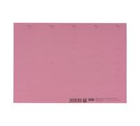 Elba 100552045 Labels for Comfort vertic Label 4-Line/Can be Written On/Printable/Perforated/Bag with 10 Sheets/50 Pieces Blue Inscription Label for Komfort-Sichtreiter vertic® red