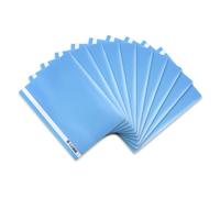 Elba 100742 File Folder A4 Pack of 10 Made from Plastic Modern 31 x 22,8 x 0,3 cm Light Blue