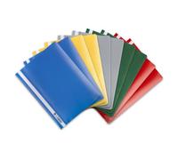 Elba 100742 File Folder A4 Pack of 10 Plastic for Modern 31 x 22,8 x 0,3 cm assorted colours