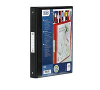 Elba 25mm A4 Bantex Vision 2 Ring Binder - Black