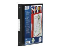 Elba Vision 25mm 2 O-Ring Presentation Binder A4 Black 100080891