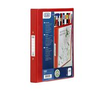 Elba Vision Ring Binder A4 30mm Spine 25mm Capacity 2 O-Ring Red 100080890
