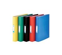 Elba Ring Binder A4+ 25mm Capacity 30mm Spine Paper On Board 2 O-Ring Assorted (Pack 10) 400033510