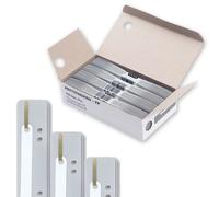Elba 27591GR Filing Strips Short for DIN A4 and A5 PP Pack of 100 Grey