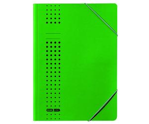 Elba 33470GN Folder with Elasticated Corners Chic Paper Board for 150 DIN A4 Pag