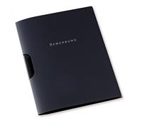 Elba 36499AZ Applications Folder 3 Part High Quality Cardboard for 30 DIN A4 Pages with Clip Fix System Set of 10 Charcoal