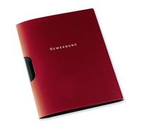 Elba 36499BX Applications Folder 3 Part High Quality Cardboard for 30 DIN A4 Pages with Clip Fix System Set of 10 Bordeaux Red