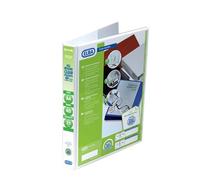 Elba Panorama Presentation Ring Binder Polypropylene 4 D-Ring A4 Plus 25mm Rings White (Pack 6)