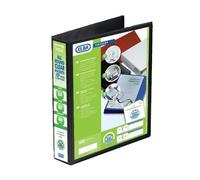 Elba Panorama Presentation Ring Binder Polypropylene 4 D-Ring A4 40mm Rings Black (Pack 6)