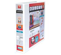 Elba 400008419 A4 Plus Strongline Panorama Presentation Binder - White