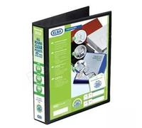 Elba Panorama 50mm 4 D-Ring Presentation Binder A4 Black (4 Pack)