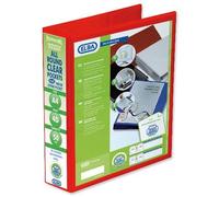 Elba Panorama 50mm 4 D-Ring Presentation Binder A4 Red (Pack of 4) 400008432