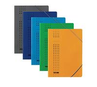 ELBA Eckspanner-Mappe Chic, 5er Pack, DIN A4, Karton, sortiert, 5 au (US IMPORT)