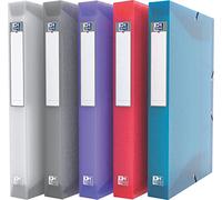 ELBA 400034256 Collection Box "Hawai" Pack of 6 | A4 Plastic Document Box | Green, Grey, Purple, red, Blue, colourless