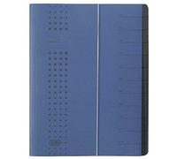 Elba 42496DB Folder Recycled Card 450 g/m² A4 12 Compartments Dark Blue