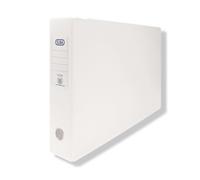 Elba 75mm Lever Arch File Oblong PVC A3 White (2 Pack) 100082445