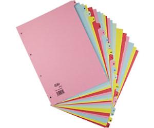 ELBA A - Z Alphabetical Dividers A4 Assorted 20 Part 160 gsm Cardboard 400021450