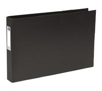 Elba A3 30mm Oblong PVC 4 D Ring Binder - Black