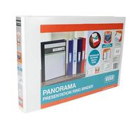 ELBA Presentation Ring Binder Polypropylene A3 Landscape 4 ring 30 mm White