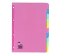 Elba A4 10 Part Card Divider with Reinforced Spine (Pack of 25)