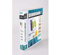 Elba A4 4-Ring 16mm Polyvision Maxi Presentation Binder - Clear
