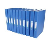 Elba 25mm Ring Binder Paper Over Board A4 Blue (10 Pack) 400033496