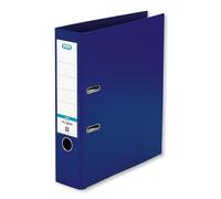 Elba A4 Lever Arch File, 570 Sheet Capacity, 80mm spine, Strongline Plastic on Board, Single, Blue