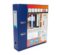 Elba Vision Lever Arch File With Clear PVC Cover Pockets A4 70mm Spine Blue 1000