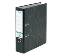 Elba A4 Lever Arch Files, Black Cloud Effect, Durable Matt Paper-on-Board Filing Folders, 80 mm Spine Holds Up to 560 Sheets, Single Folder