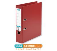 Elba A4 Polypropylene Lever Arch File 70mm Red