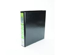Elba A5+ Panorama 2 D-Ring Presentation Binder, 25 mm Capacity, 40 mm Spine - Black, Pack of 6