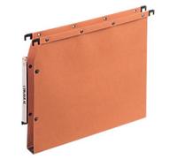 Elba AZV Ultimate A4 Manilla Lateral Suspension Files, 30mm Base, 240 gsm - Orange (Pack of 25)