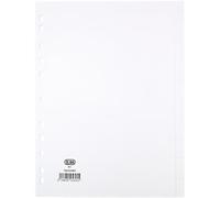 ELBA Blank Alphabetical Dividers A4 White 10 Part 160 gsm Manila 11 Holes 100204881