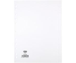 ELBA Blank Alphabetical Dividers A4 White 10 Part 160 gsm Manila 11 Holes 100204881