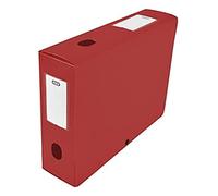 Elba Box File Opaque Self 80 mm Spine Polypropylene 24 x 32 cm Red