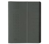 Elba Bürosysteme Chic 42496AZ Folder Recycled Card 450 g/m2 A4 12 Compartments Anthracite