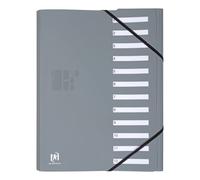 Elba Business Matte Opaque Polypropylene Folder Dividers a4 gray, Pack of 1