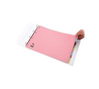 Elba Card Divider Europunched 10-Part A3 Assorted - 100080772