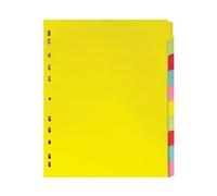 Elba Card Dividers Europunched 10-Part A4 Plus Extra Wide - 100080807