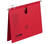 Elba Chic 85802RO Suspension Files A4 RC Cardboard 230 g/m² Pack of 5 Red
