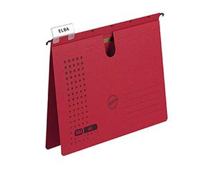 Elba Chic 85802RO Suspension Files A4 RC Cardboard 230 g/m² Pack of 5 Red
