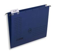 ELBA Chic Suspension File for A4 Cardboard Open Side Dark Blue Pack of 5 Suspens