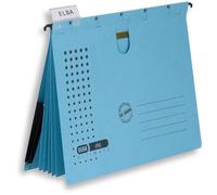 Elba Chic Ultimate 100333012 Organising File 5 Insert Sheets and 5 Dividers with Expanding Pocket on The Back Cover Pack of 5 Blue