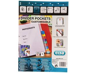 Elba Divider Pouch 8 Positions a4+ POLYPRO