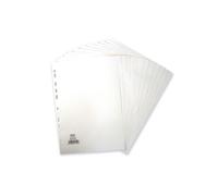 Elba 12-Part Divider 160gsm Multipunched A4 White 400007502